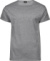 Pánske tričko s vyhrňovacími rukávmi - Tee Jays, farba - heather grey, veľkosť - XL