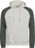 Dvojfarebná mikina s kapucňou "Unlabeled" - Tee Jays, farba - cement/dark green, veľkosť - M