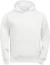 Detská mikina s kapucňou z hrubej bavlny "Unlabeled" - Tee Jays, farba - white, veľkosť - (12-14)