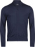 Pánsky pletený sveter so zipsom - Tee Jays, farba - navy, veľkosť - 3XL