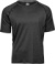 Pánske športové tričko CoolDry® - Tee Jays, farba - black melange, veľkosť - XL