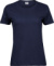 Dámske tričko SOF TEE® - Tee Jays, farba - navy, veľkosť - L