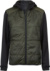 Dámska hybridná strečová bunda s kapucňou - Tee Jays, farba - deep green/black, veľkosť - 3XL
