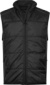 Pánska hybridná strečová vesta - Tee Jays, farba - black/black, veľkosť - 5XL