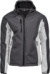 Pánska 3-vrstvová softshellová bunda s kapucňou - Tee Jays, farba - dark grey/off white, veľkosť - XXL