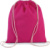 Športový vak z biobavlny - KiMood, farba - magenta, veľkosť - Onesize