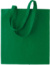 Bavlnená taška s dlhými ušami - KiMood, farba - kelly green, veľkosť - Onesize