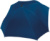 Golfový dáždnik - KiMood, farba - navy, veľkosť - Onesize