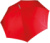 Golfový dáždnik - KiMood, farba - red, veľkosť - Onesize