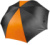 Veľký golfový dáždnik - KiMood, farba - black/orange, veľkosť - Onesize