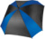 Štvorcový dáždnik - KiMood, farba - black/royal blue, veľkosť - Onesize