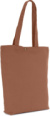 Bavlnená taška - KiMood, farba - washed russet, veľkosť - Onesize