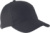 6-panelová šiltovka Orlando so sendvičovým šiltom - Kariban, farba - dark grey/black, veľkosť - Onesize