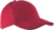 6-panelová šiltovka Orlando so sendvičovým šiltom - Kariban, farba - red/black, veľkosť - Onesize