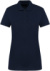 Dámske strečové polotričko Supima® s piké štruktúrou - Kariban, farba - deep navy, veľkosť - XL
