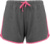 Dámske športové nohavice - Kariban, farba - grey heather/fluo pink, veľkosť - L