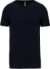Pánske elastické tričko s výstrihom do V - Kariban, farba - navy, veľkosť - 3XL