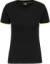 Dámske pracovné tričko "Day-to-Day" - Kariban, farba - black/yellow, veľkosť - XS
