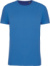 Tričko z ťažkej biobavlny - Kariban, farba - light royal blue, veľkosť - S