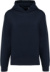Mikina s kapucňou oversize strihu - Kariban, farba - navy, veľkosť - XXL