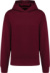 Mikina s kapucňou oversize strihu - Kariban, farba - wine, veľkosť - XXL