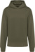 Mikina s kapucňou oversize strihu - Kariban, farba - light khaki, veľkosť - XXS