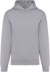 Mikina s kapucňou oversize strihu - Kariban, farba - oxford grey, veľkosť - L