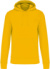 Pánska ekologická mikina s kapucňou - Kariban, farba - yellow, veľkosť - XXL