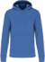 Pánska ekologická mikina s kapucňou - Kariban, farba - light royal blue, veľkosť - S