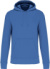 Pánska ekologická mikina s kapucňou - Kariban, farba - light royal blue, veľkosť - XL