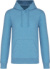 Pánska ekologická mikina s kapucňou - Kariban, farba - cloudy blue heather, veľkosť - XXL