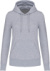 Dámska ekologická mikina s kapucňou - Kariban, farba - oxford grey, veľkosť - S