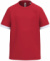 Detské kontrastné športové tričko - Kariban, farba - sporty red/white, veľkosť - 6/8