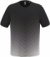 Unisex športové tričko s farebným prechodom - Kariban, farba - čierna, veľkosť - 3XL