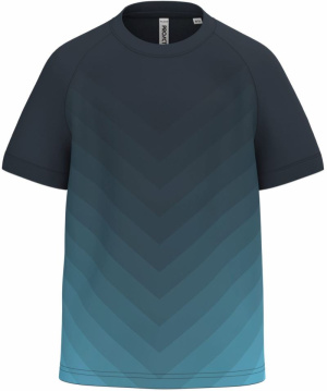 Detské športové tričko s farebným prechodom