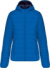 Ľahká dámska prešívaná bunda s kapucňou - Kariban, farba - light royal blue, veľkosť - S
