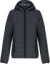 Ľahká dámska prešívaná bunda s kapucňou - Kariban, farba - marl dark grey, veľkosť - XL