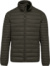 Ľahká pánska prešívaná bunda - Kariban, farba - dark khaki, veľkosť - XXL