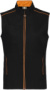 Pánska vesta "Day-to-Day" - Kariban, farba - black/orange, veľkosť - M