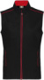 Pánska vesta "Day-to-Day" - Kariban, farba - black/red, veľkosť - 5XL
