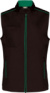 Dámska vesta "Day-to-Day" - Kariban, farba - black/kelly green, veľkosť - M