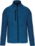Pánska pletená flísová bunda s melanžovým efektom - Kariban, farba - light royal blue melange, veľkosť - 4XL