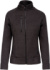 Dámska pletená flísová bunda s melanžovým efektom - Kariban, farba - dark grey melange, veľkosť - XL