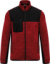 Pánska pletená pracovná flísová bunda - Kariban, farba - red melange/black, veľkosť - 5XL