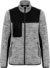 Dámska pracovná pletená fleecová bunda - Kariban, farba - light grey melange/black, veľkosť - M