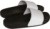 Gumené šľapky - Kariban, farba - black/white, veľkosť - 45
