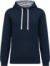 Unisex mikina s kapucňou - Kariban, farba - navy/mariniere, veľkosť - XL