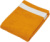 Velúrová plážová osuška - Kariban, farba - orange/white, veľkosť - Onesize