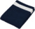 Velúrová plážová osuška - Kariban, farba - navy/white, veľkosť - Onesize