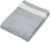 Velúrová plážová osuška - Kariban, farba - light grey/white, veľkosť - Onesize